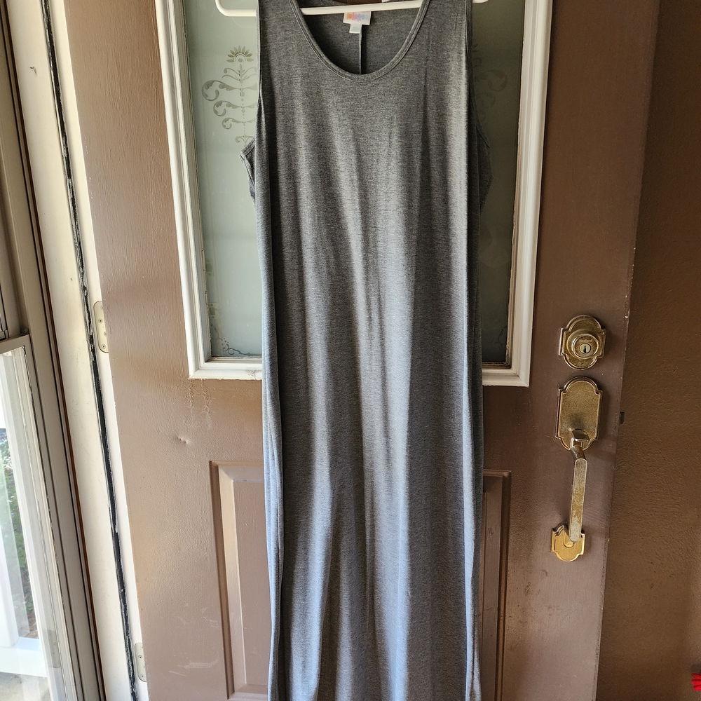 LuLaRoe Charcoal Maxi Dress